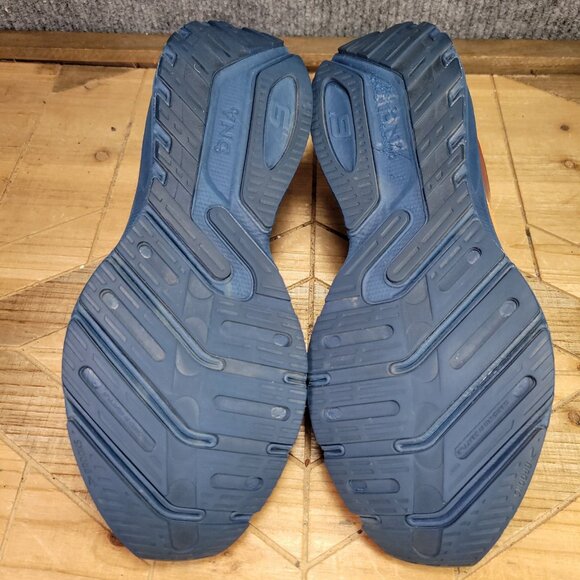 Brooks Launch 9 Mens 8D Orange Blue 1103861D854 Running Athletic Sneakers - Picture 11 of 14